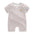 Baby cotton short-sleeved jumpsuit