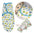 Cotton baby wrapped towel, cartoon baby sleeping bag, anti startled baby and baby products