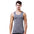 Seamless Men's Vest Round Neck Sleeveless Shirt Wide Shoulder Underwear