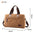 Fashion Men's Retro Canvas Out Luggage Business Travel Handbag