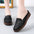 Women's Outer Wear Beef Tendon Flat Middle-aged And Elderly Retro Mom Shoes